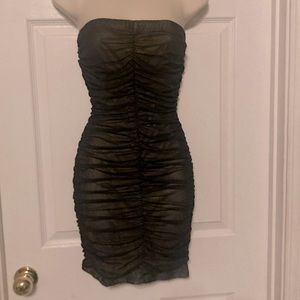 Black mini dress